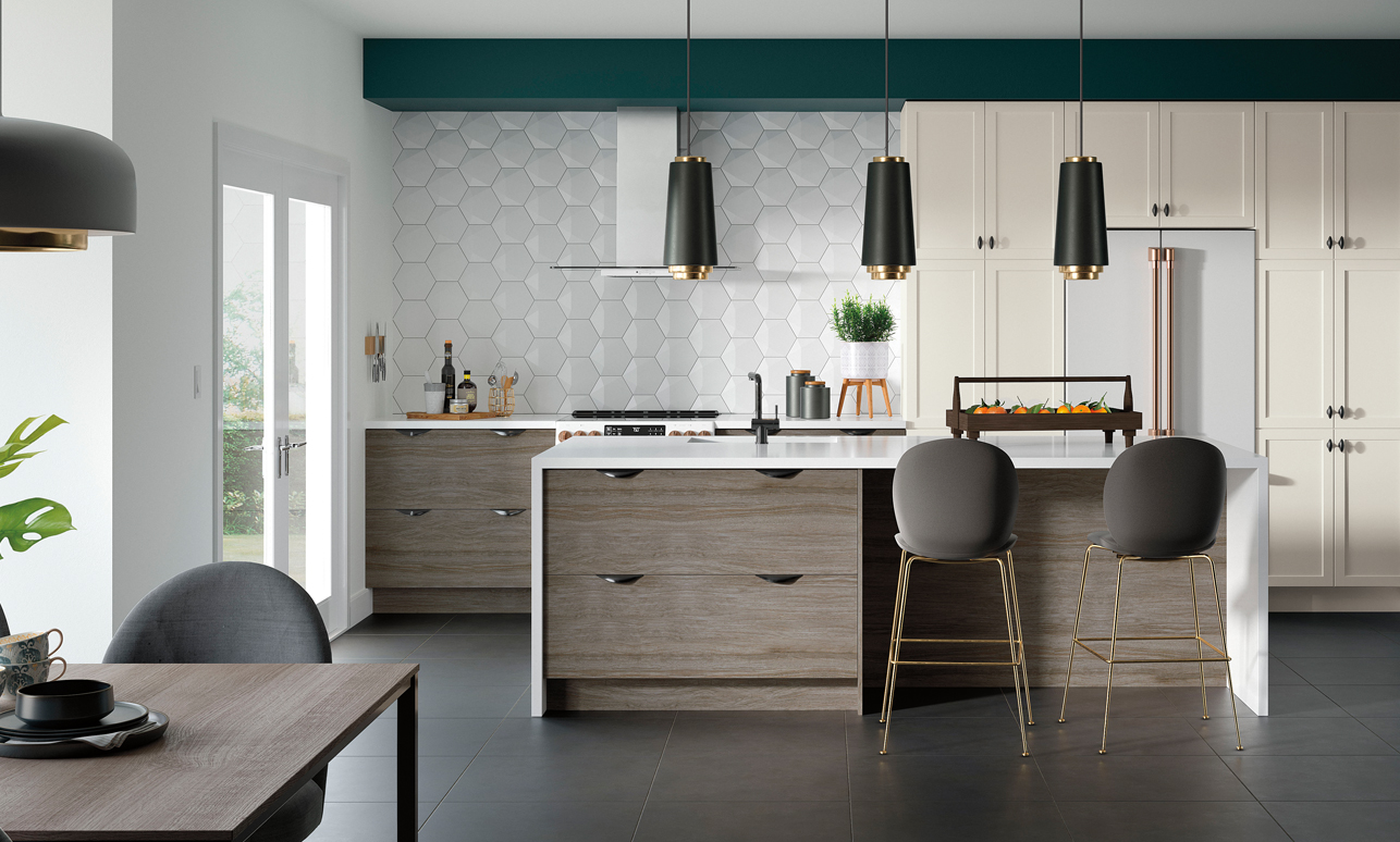 Modern European-Style Kitchen Cabinets - Kitchen Craft