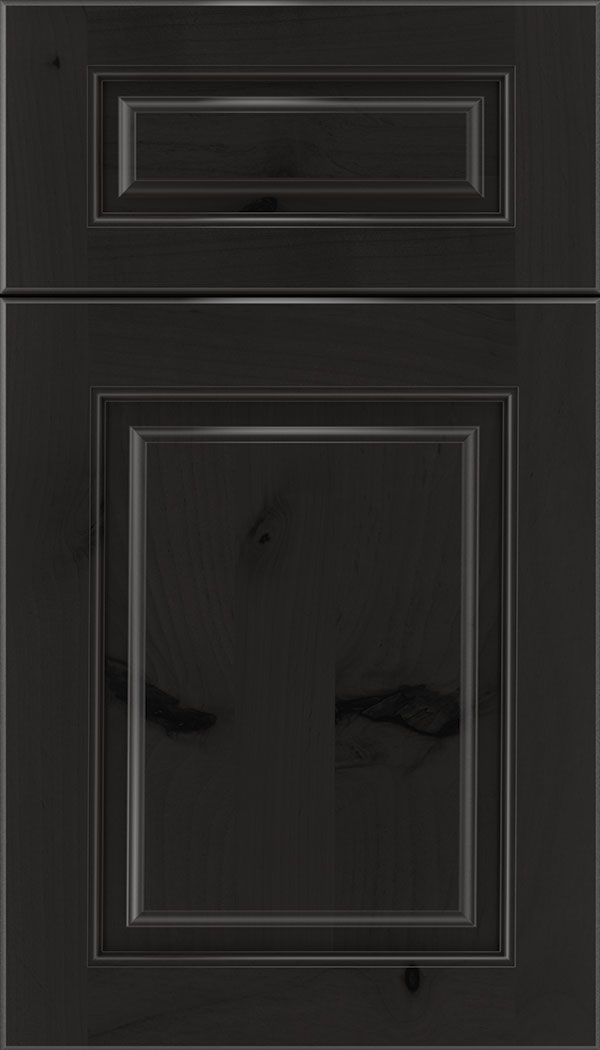 Marquis 5pc Alder raised panel cabinet door in Charcoal