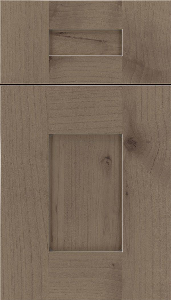 Newhaven 5pc Alder shaker cabinet door in Winter with Pewter glaze