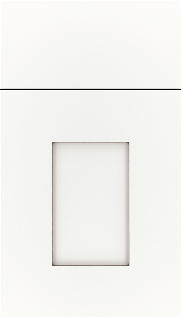 Newhaven MDF cabinet door in Whitecap with Pewter glaze