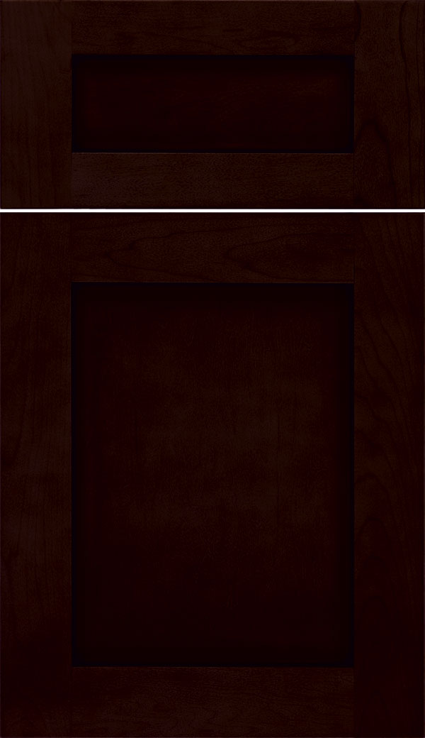 Salem 5pc Maple shaker cabinet door in Espresso