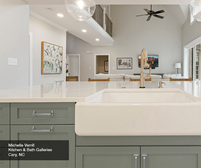 Fresh Blue and Cream for the Heart of the Home