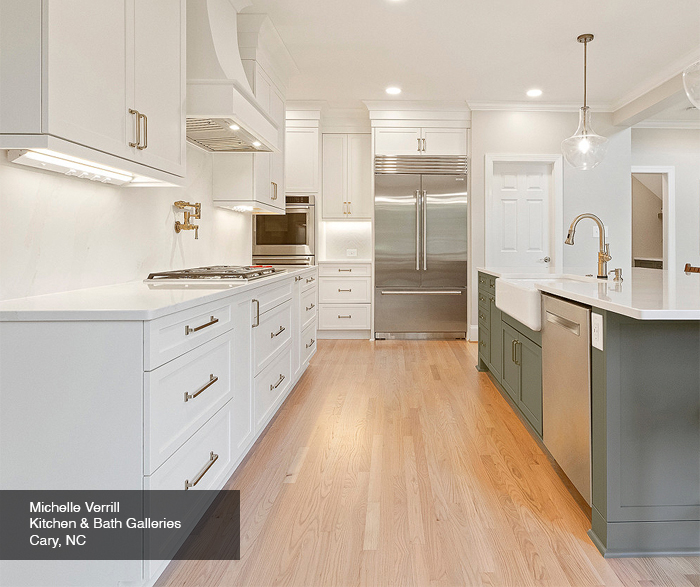 Fresh Blue and Cream for the Heart of the Home
