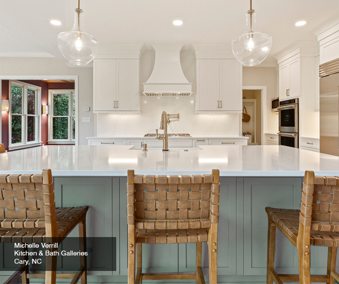 Fresh Blue and Cream for the Heart of the Home