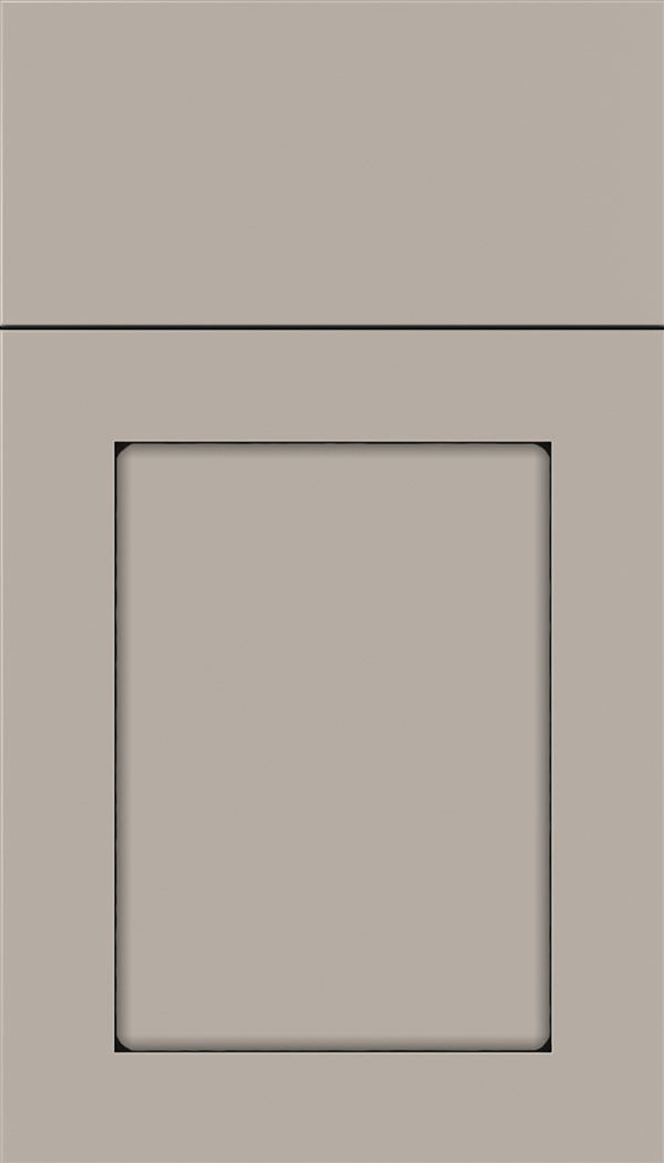 Plymouth Maple shaker cabinet door in Nimbus with Black glaze