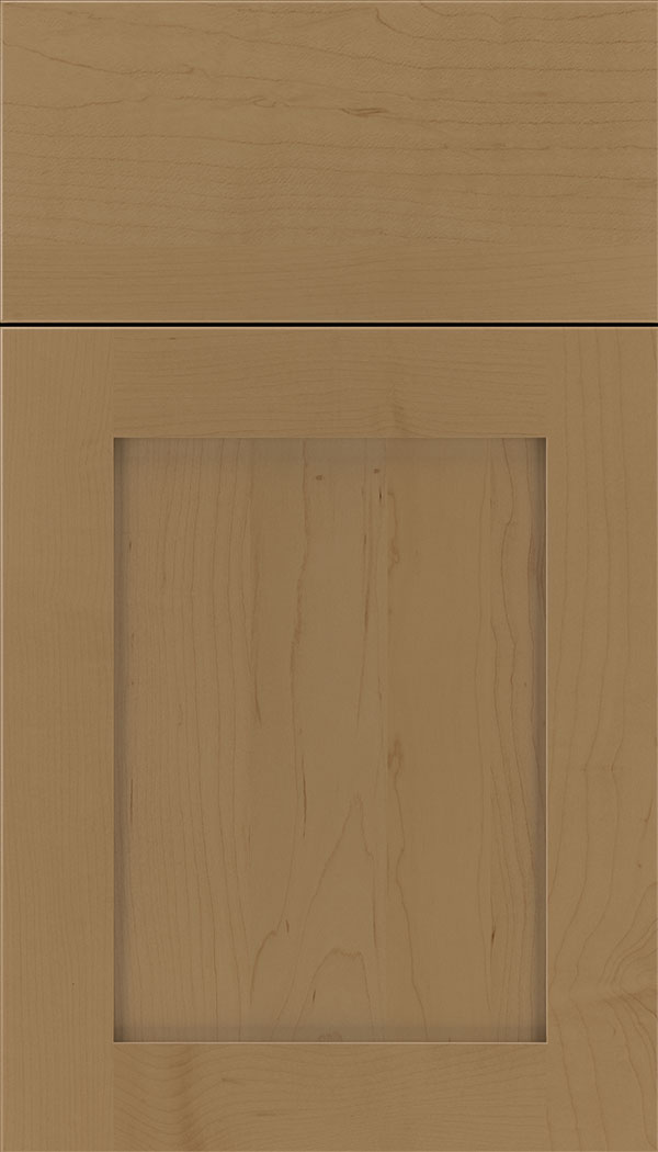 Plymouth Maple shaker cabinet door in Tuscan