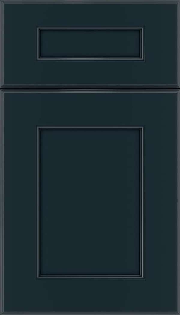 Tamarind 5pc Maple shaker cabinet door in Gunmetal Blue