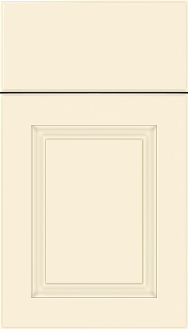 Bristol Thermofoil cabinet door in Satin Antique